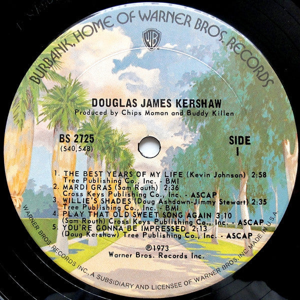 Kershaw, Doug - Douglas James Kershaw (VG) (Vinyl LP)