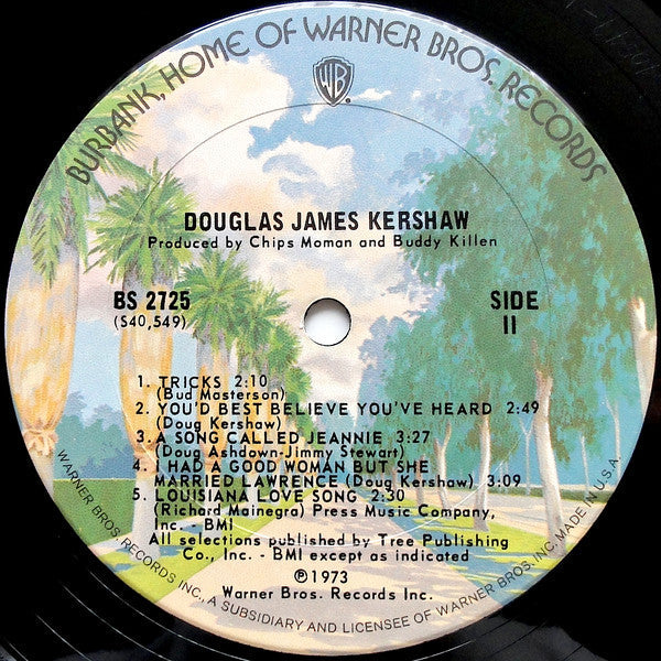 Kershaw, Doug - Douglas James Kershaw (VG) (Vinyl LP)