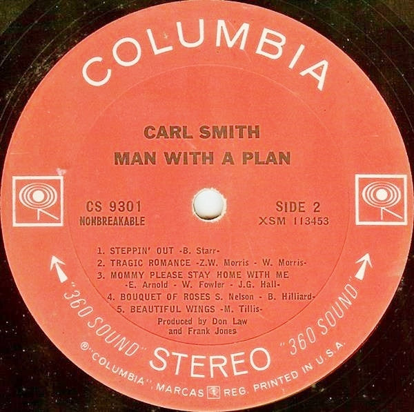 Smith, Carl - Man With A Plan (G+) (Vinyl LP)