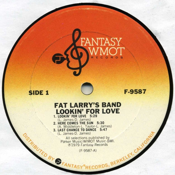 Fat Larry's Band - Lookin' For Love (VG) (Vinyl LP)