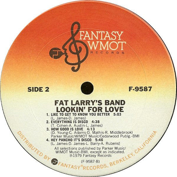 Fat Larry's Band - Lookin' For Love (VG) (Vinyl LP)
