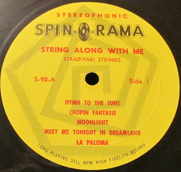Stradivari Strings - String Along With Me (VG) (Vinyl LP)