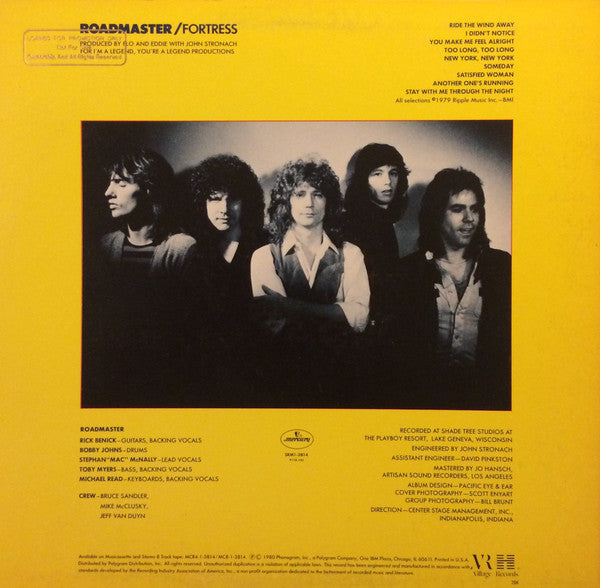 Roadmaster  - Fortress (VG+) (Vinyl LP)