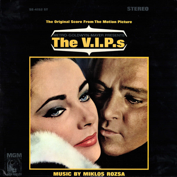 The V.I.P.'S (The Original Score From The Motion Picture) - Rózsa, Miklos (VG+) (Vinyl LP)