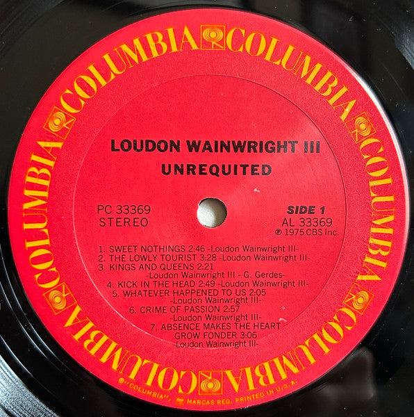 Wainwright III, Loudon - Unrequited (Vinyl, VG) (Vinyl LP)