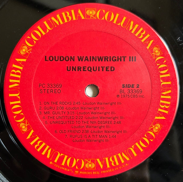 Wainwright III, Loudon - Unrequited (Vinyl, VG) (Vinyl LP)
