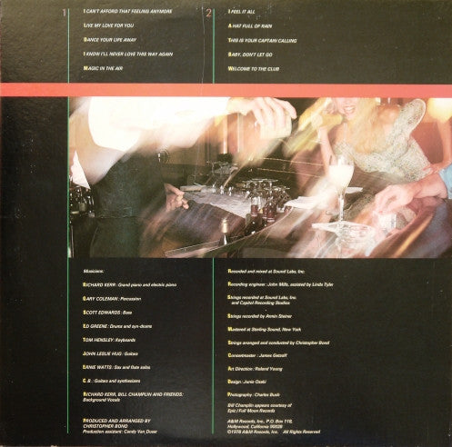 Kerr, Richard - Welcome To The Club (M) (Vinyl LP)