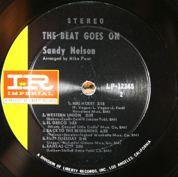 Nelson, Sandy - The Beat Goes On (VG+) (Vinyl LP)