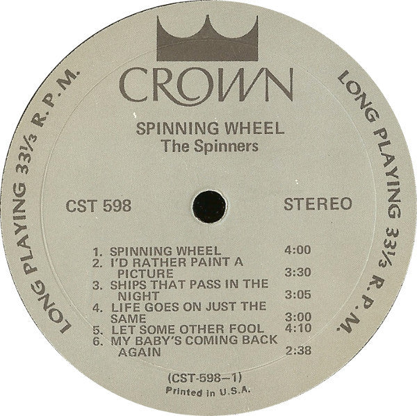 Spinners  - Spinning Wheel (VG) (Vinyl LP)