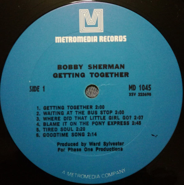 Sherman, Bobby - Getting Together (Vinyl, VG+) (Vinyl LP)