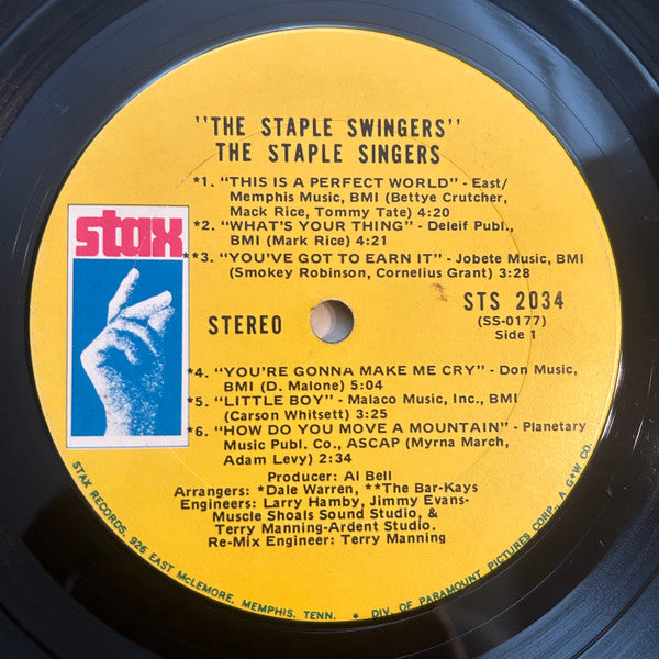 Staple Singers - The Staple Swingers (Vinyl, VG) (Vinyl LP)