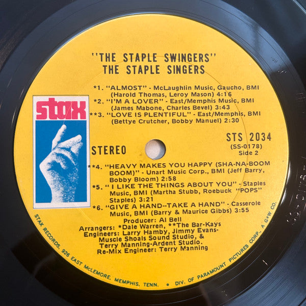 Staple Singers - The Staple Swingers (Vinyl, VG) (Vinyl LP)
