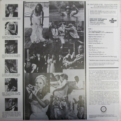 The Southern Star - An Original Soundtrack Recording - Garvarentz, Georges (VG+) (Vinyl LP)