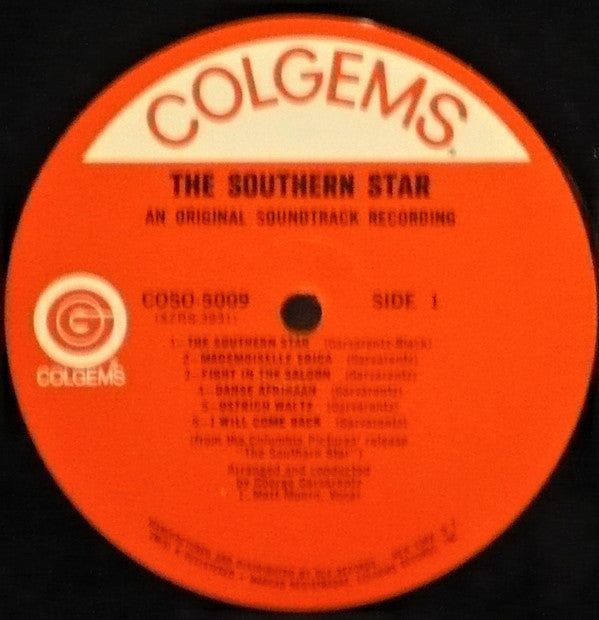 The Southern Star - An Original Soundtrack Recording - Garvarentz, Georges (VG+) (Vinyl LP)