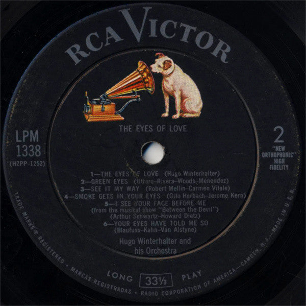 Winterhalter, Hugo Orchestra - The Eyes Of Love... (VG) (Vinyl LP)