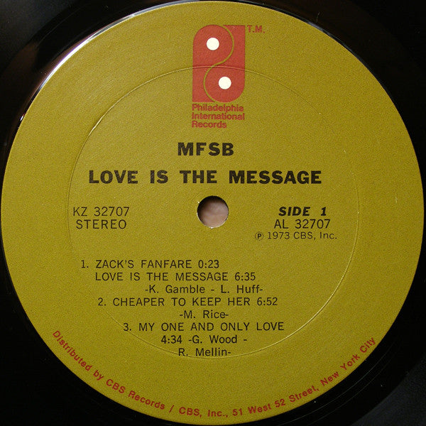 MFSB - Love Is The Message (NM or M-) (Vinyl LP)