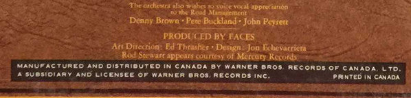 Faces  - Long Player (VG) (Vinyl LP)