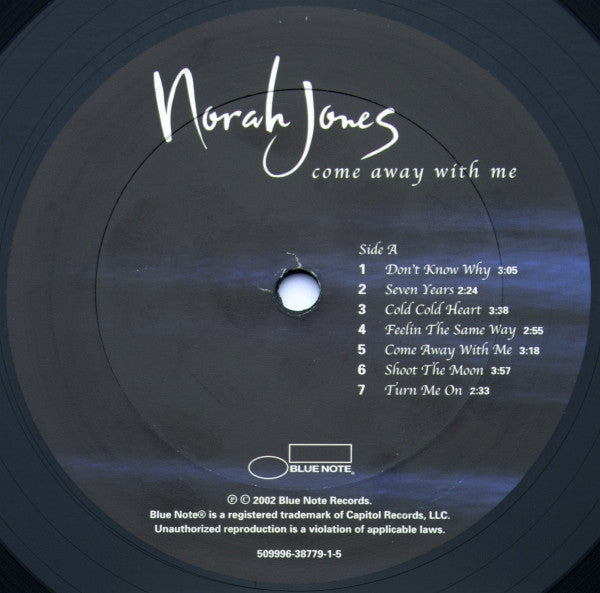 Jones, Norah - Come Away With Me (Vinyl, VG+) (Vinyl LP)
