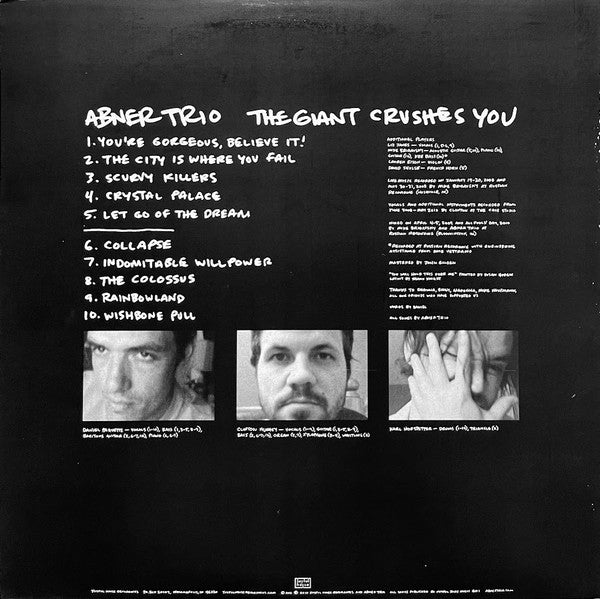 Abner Trio - The Giant Crushes You (Vinyl, VG+) (Vinyl LP)