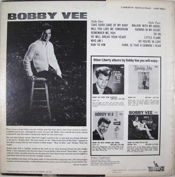 Vee, Bobby - Take Good Care Of My Baby (VG) (Vinyl LP)