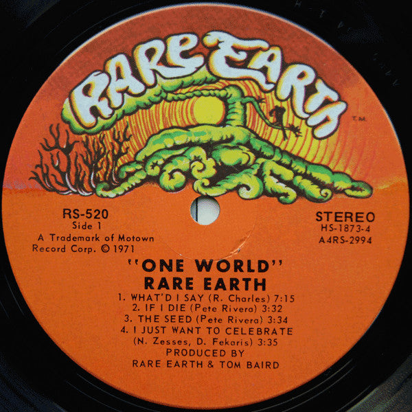 Rare Earth - One World (VG) (Vinyl LP)