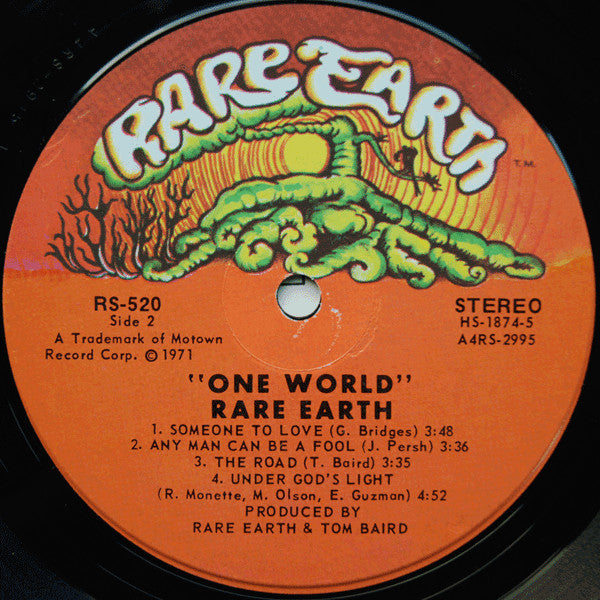 Rare Earth - One World (VG) (Vinyl LP)