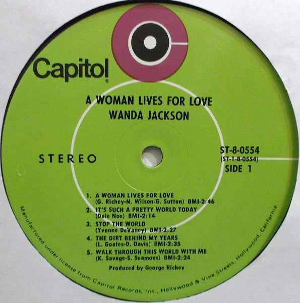 Jackson, Wanda - A Woman Lives For Love (NM or M-) (Vinyl LP)