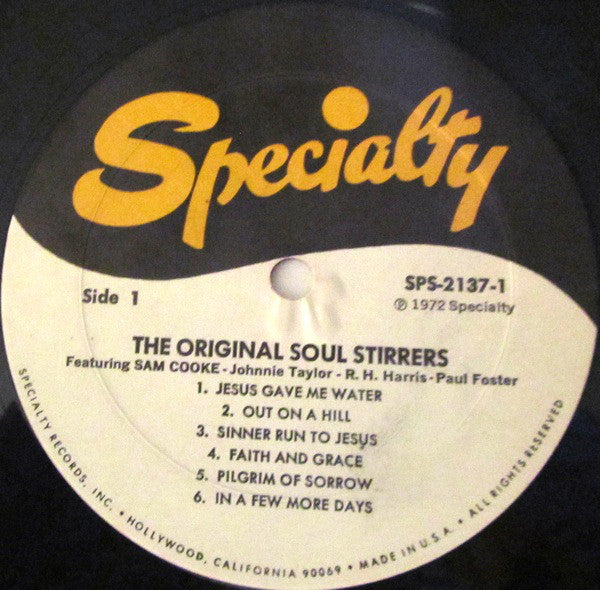 Original Soul Stirrers Featuring Sam Cooke - The Original Soul Stirrers Featuring Sam Cooke (Vinyl, VG+) (Vinyl LP)