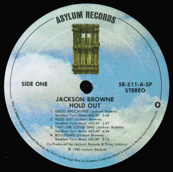 Browne, Jackson - Hold Out (Vinyl, VG) (Vinyl LP)