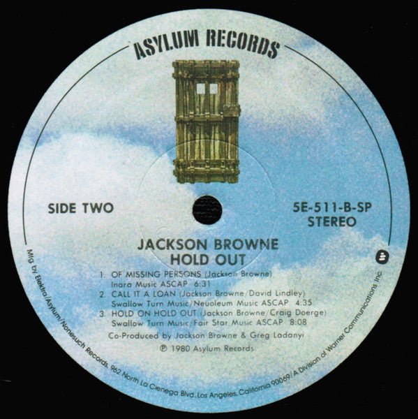 Browne, Jackson - Hold Out (Vinyl, VG) (Vinyl LP)