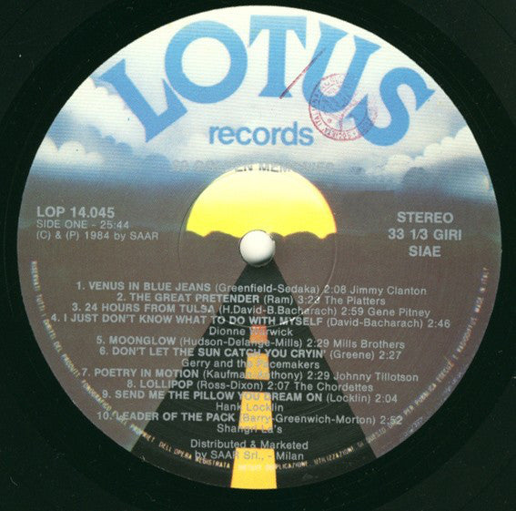 Various - 20 Golden Memories (Vinyl, VG+) (Vinyl LP)