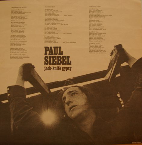 Siebel, Paul - Jack-Knife Gypsy (G+) (Vinyl LP)