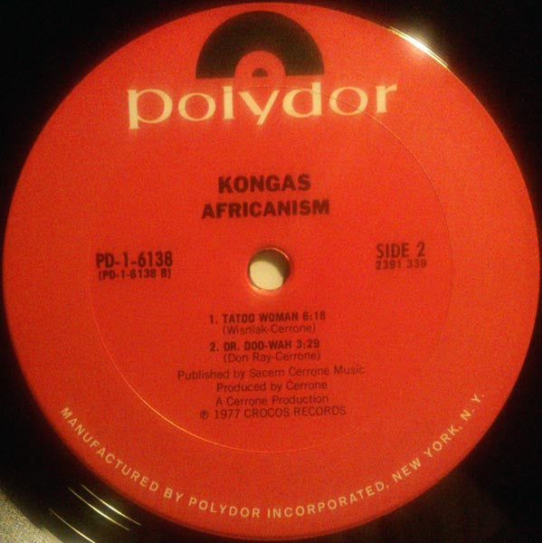 Kongas - Africanism (VG) (Vinyl LP)