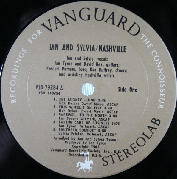 Ian & Sylvia - Nashville (NM or M-) (Vinyl LP)