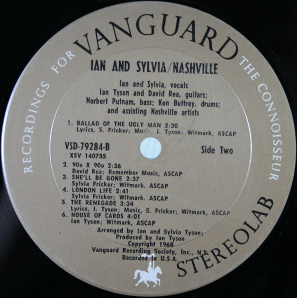 Ian & Sylvia - Nashville (NM or M-) (Vinyl LP)