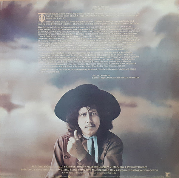 Guthrie, Arlo - Amigo (VG+) (Vinyl LP)