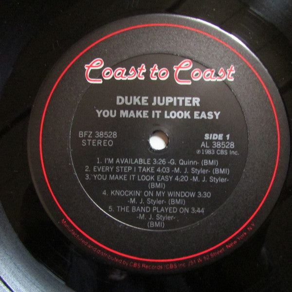 Duke Jupiter - You Make It Look Easy (NM or M-) (Vinyl LP)