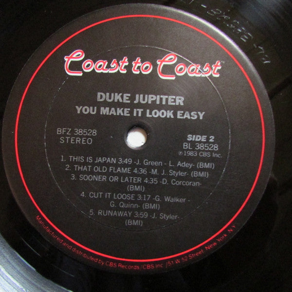 Duke Jupiter - You Make It Look Easy (NM or M-) (Vinyl LP)