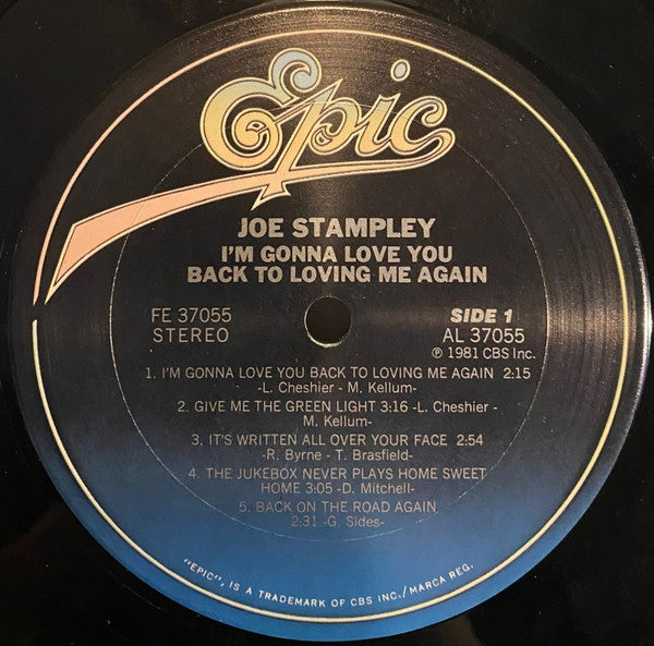 Stampley, Joe - I'm Gonna Love You Back To Loving Me Again (Vinyl, VG+) (Vinyl LP)