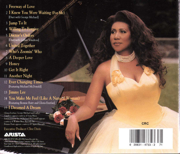 Franklin, Aretha - Greatest Hits (1980-1994) (CD, VG+) (Vinyl LP)
