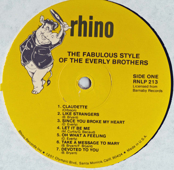 Everly Brothers - The Fabulous Style Of The Everly Brothers (M) (Vinyl LP)