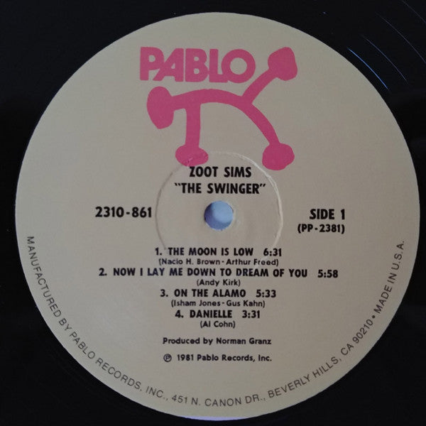 Sims, Zoot - The Swinger (Vinyl, VG+) (Vinyl LP)