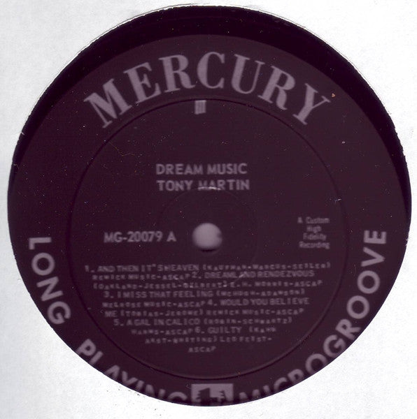 Martin, Tony - Dream Music (VG) (Vinyl LP)