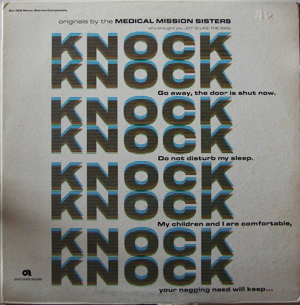 Medical Mission Sisters - Knock Knock (VG) (Vinyl LP)