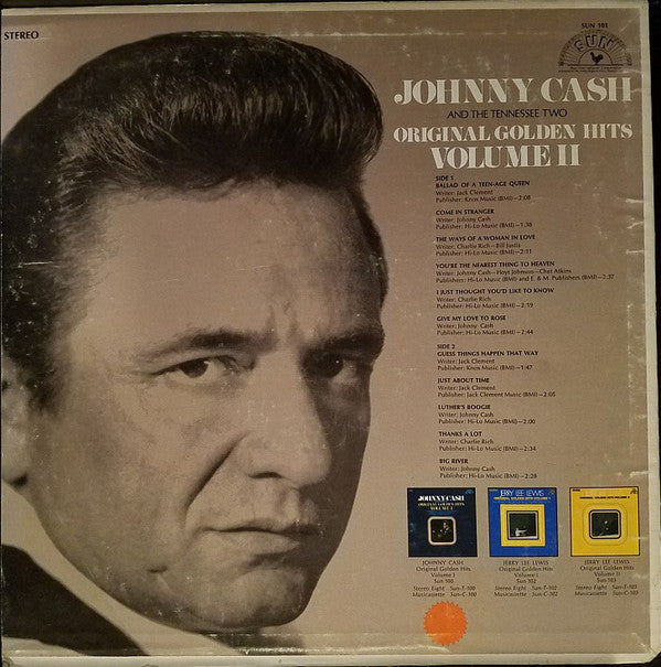 Cash, Johnny And The Tennessee Two - Original Golden Hits Volume II (Vinyl, VG+) (Vinyl LP)