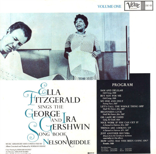 Fitzgerald, Ella - Sings The George And Ira Gershwin Song Book (Vinyl, VG+) (Vinyl LP)