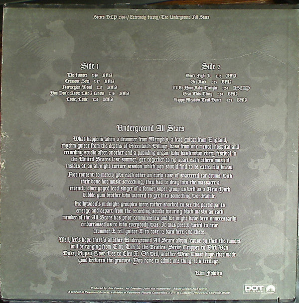 Underground All-Stars - Extremely Heavy! (VG+) (Vinyl LP)