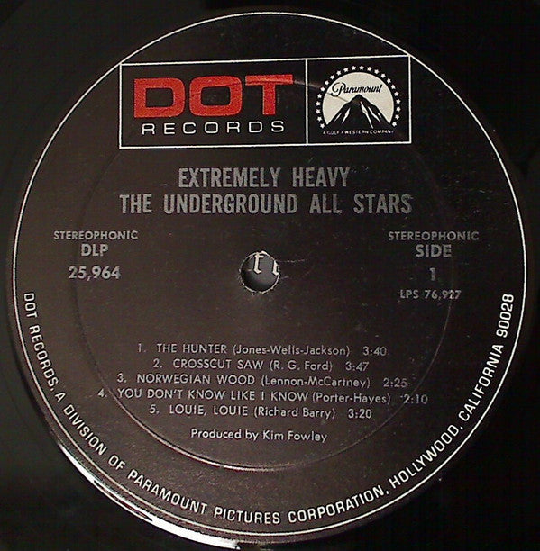 Underground All-Stars - Extremely Heavy! (VG+) (Vinyl LP)