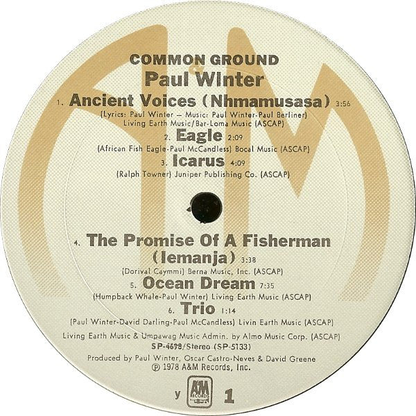 Winter, Paul  - Common Ground (NM or M-) (Vinyl LP)