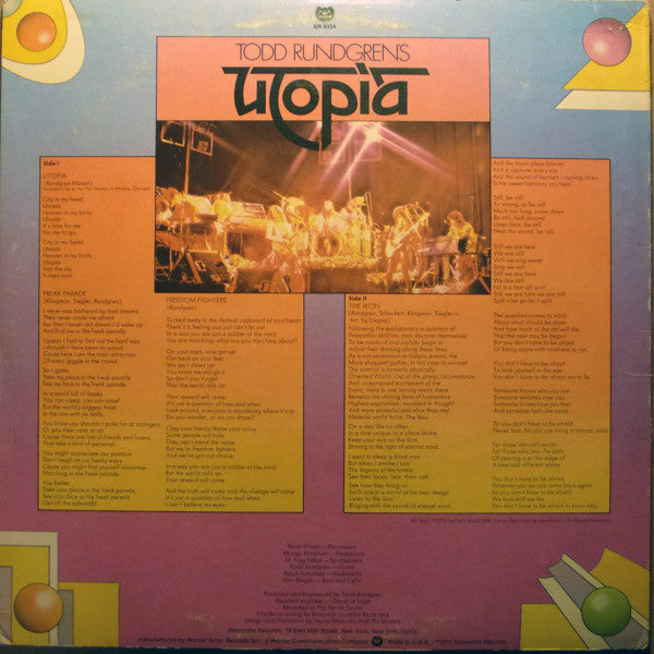 Rundgren's, Todd Utopia - Todd Rundgren's Utopia (Vinyl, VG) (Vinyl LP)